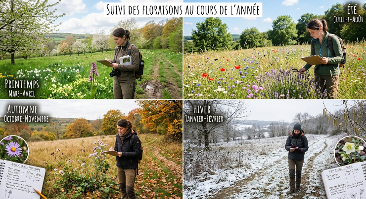 Suivre les floraisons avec HexaBees : vos ruchers ont leur propre calendrier