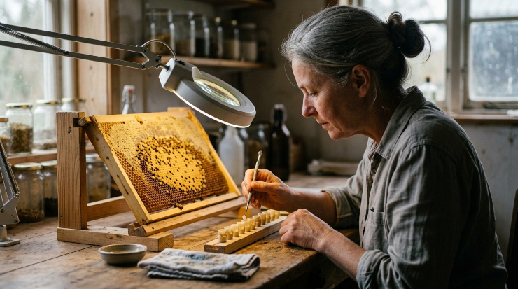 Élever ses reines avec HexaBees : du greffage à la sélection